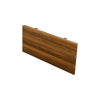 24" Premium Wall Mount Teak Shower Bench HomeRoots