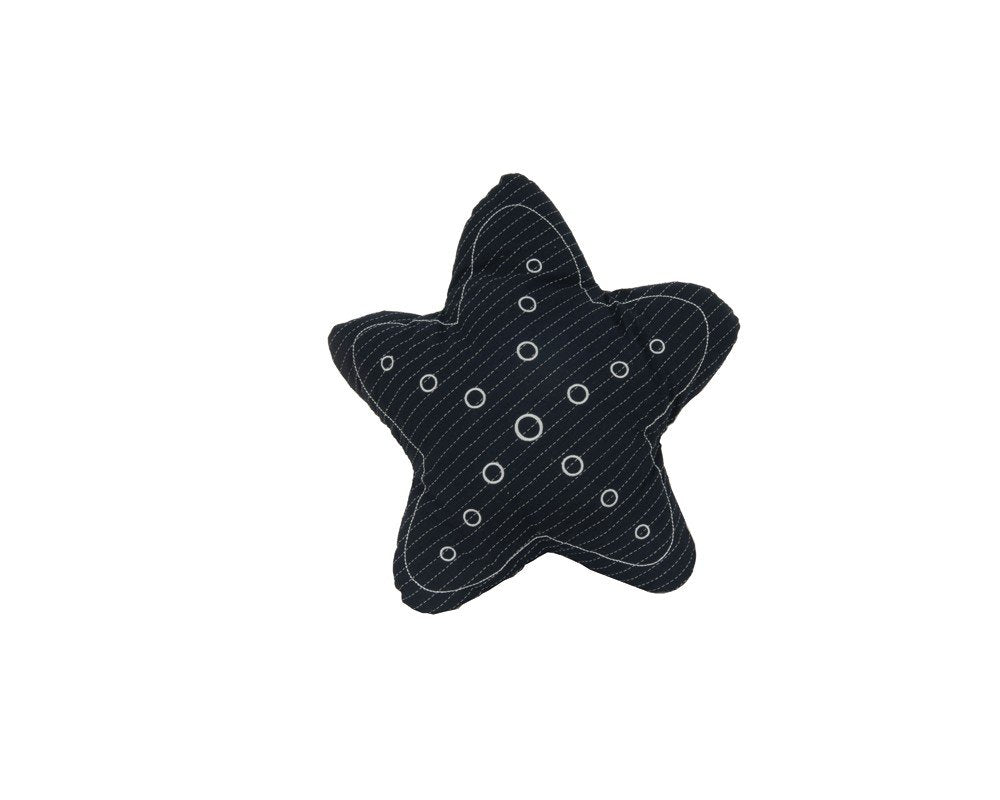 Set of Two 12" Blue Starfish Coastal Throw Pillows — view 1