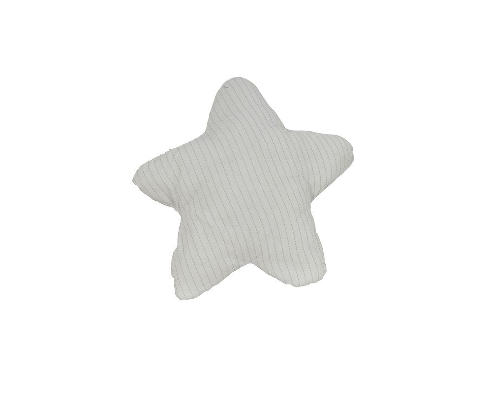 Set of Two 12" White Starfish Coastal Throw Pillows — view 2