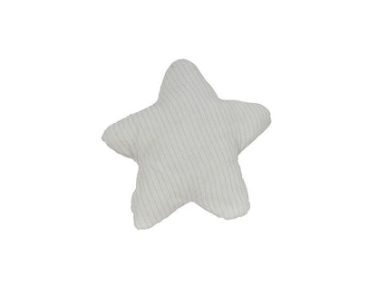 Set of Two 12" White Starfish Coastal Throw Pillows