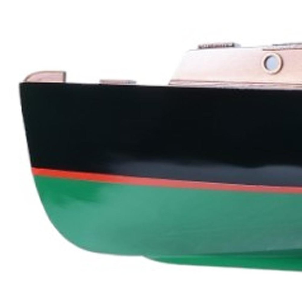 15" Black and Green Solid Wood Hand Painted 1934 Hemingway Pilar Fishing Boat Model Boat HomeRoots