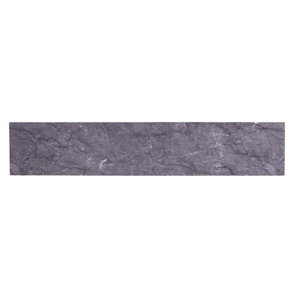 52" Gray and Gold Faux Marble and Metal A Frame Console Table HomeRoots