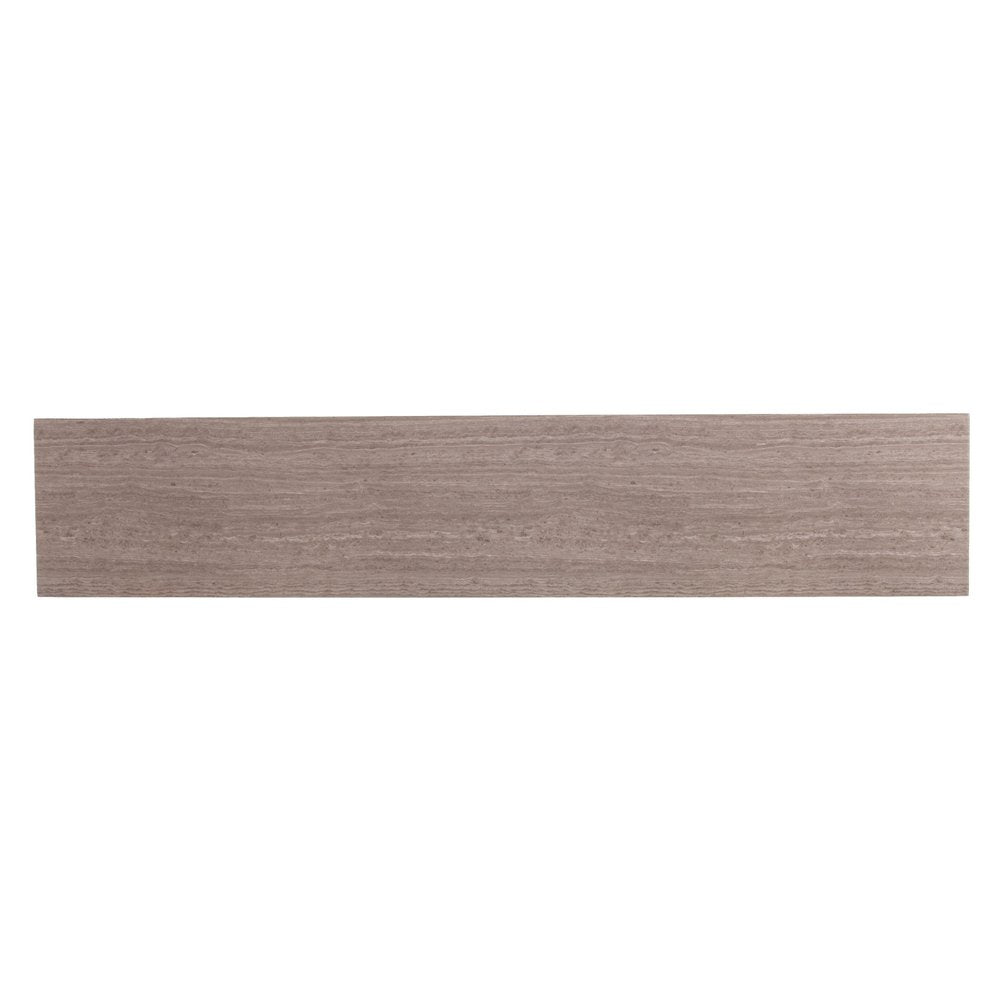52" Taupe and Gray Faux Stone Frame Console Table HomeRoots