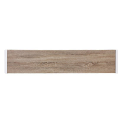 54" Gray Brown and White Sled Console Table HomeRoots