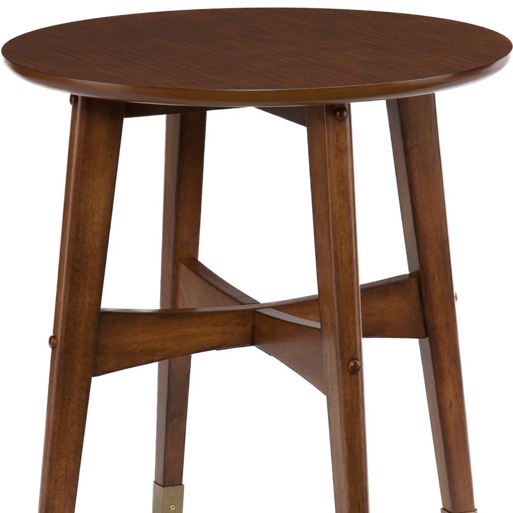 23" Brown Solid Wood End Table — view 8