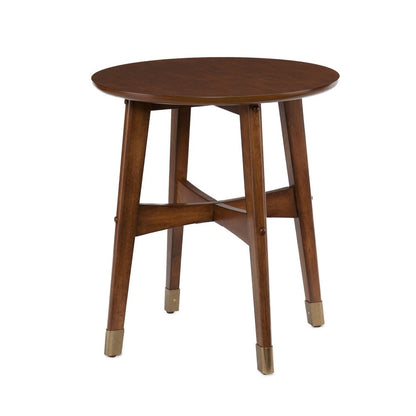 23" Brown Solid Wood End Table HomeRoots
