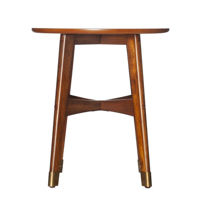 23" Brown Solid Wood End Table HomeRoots