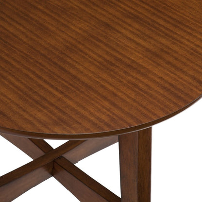 23" Brown Solid Wood End Table HomeRoots