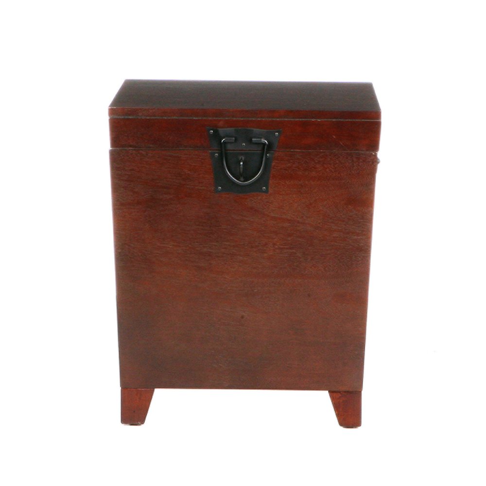 24" Brown Solid Wood And Manufactured Wood Square End Table HomeRoots