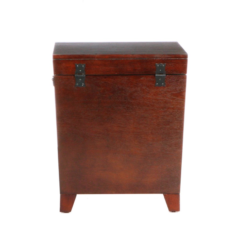 24" Brown Solid Wood And Manufactured Wood Square End Table HomeRoots