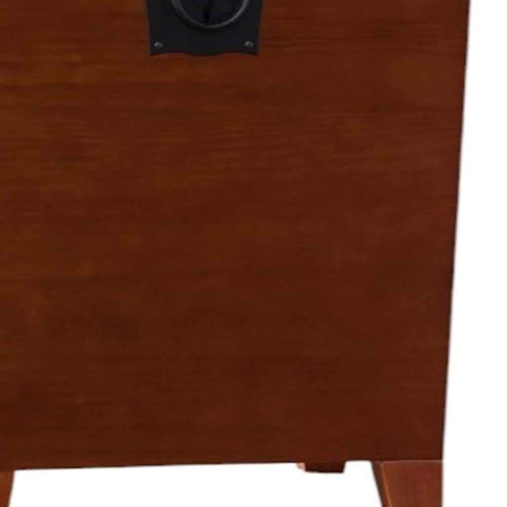 24" Brown Solid Wood Square End Table HomeRoots