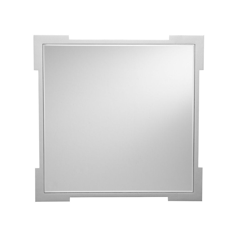 24" Silver Glass Square End Table HomeRoots