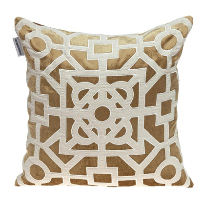18" Gold Velvet Throw Pillow FurniFindUSA