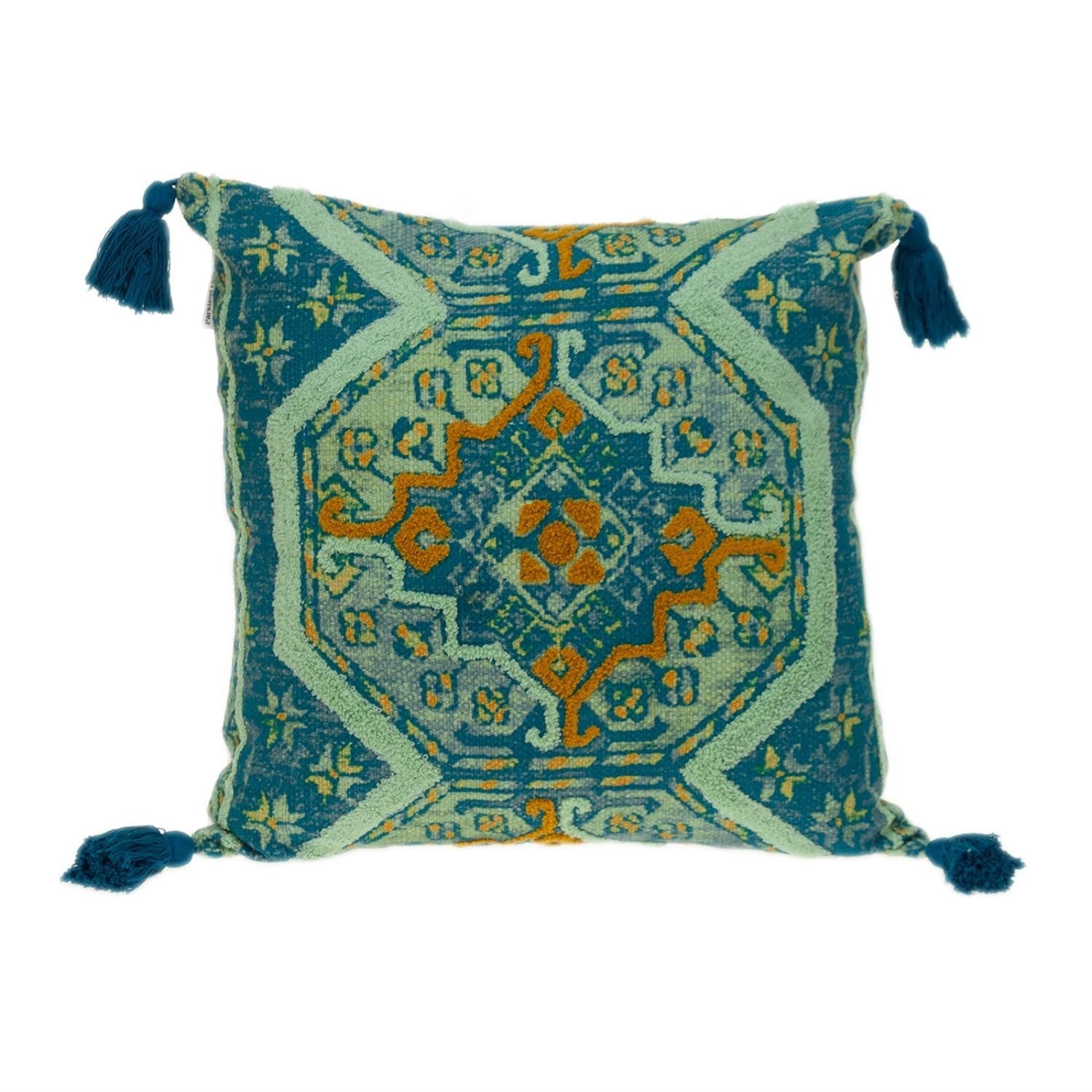 20" MULTICOLOR Cotton Blend Throw Pillow 4.0" (L) x 20.0" (W) x 20.0" (H) FurniFindUSA