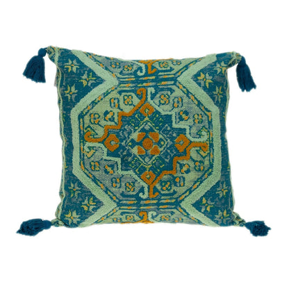 20" MULTICOLOR Cotton Blend Throw Pillow 4.0" (L) x 20.0" (W) x 20.0" (H) FurniFindUSA
