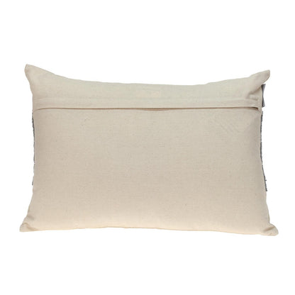 Glam Beige with Silver Sequins Lumbar Throw Pillow FurniFindUSA