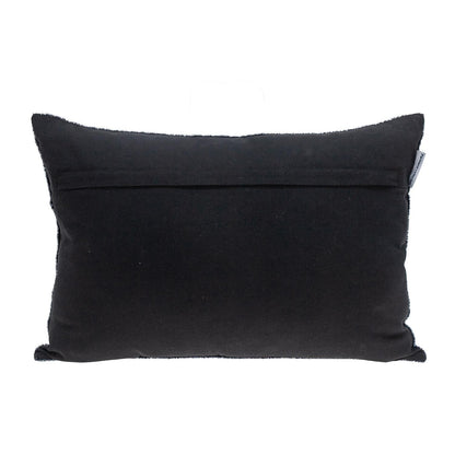 Shimmering Metallic Blue Beaded Luxury Throw Pillow FurniFindUSA