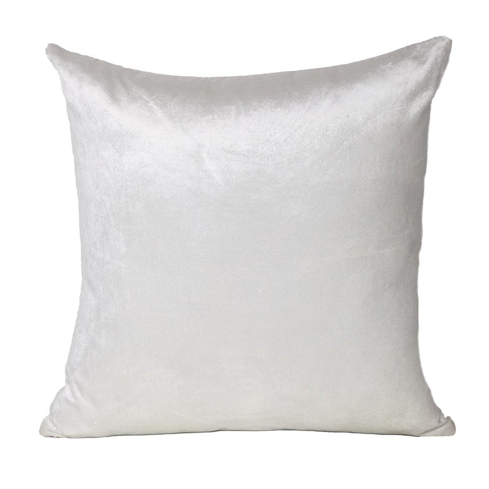 Classic 20" Solid Color White Soft Touch Throw Pillow — view 2
