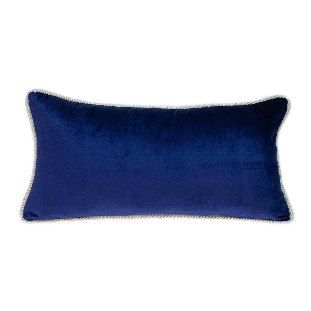 12" X 24" Blue Throw Pillow — view 1