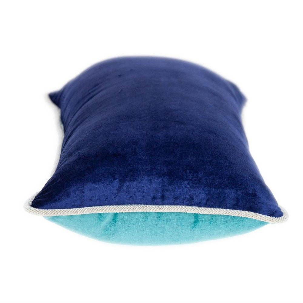 12" X 24" Blue Throw Pillow — view 2