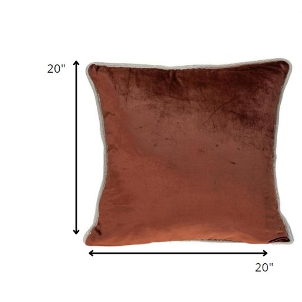 20" Gold Throw Pillow — view 5