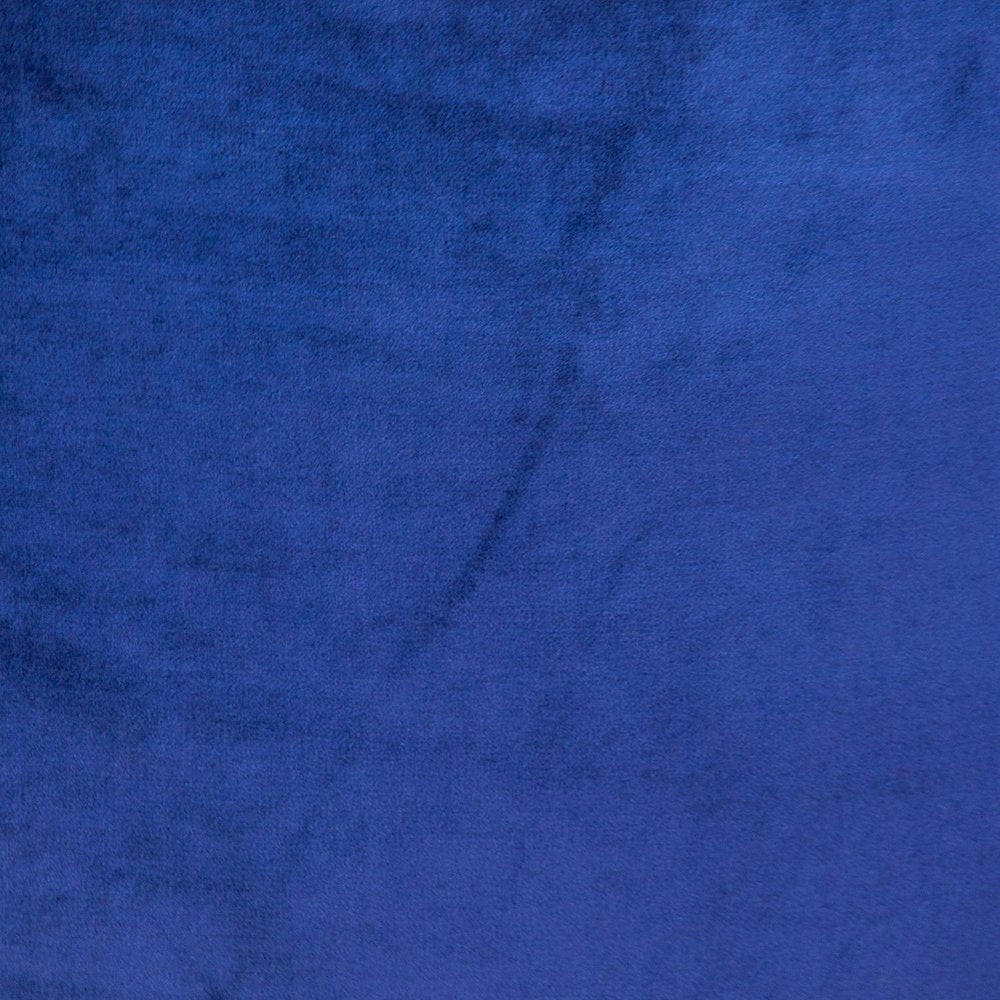 20" Gray And Navy Blue Velvet Throw Pillow — view 3