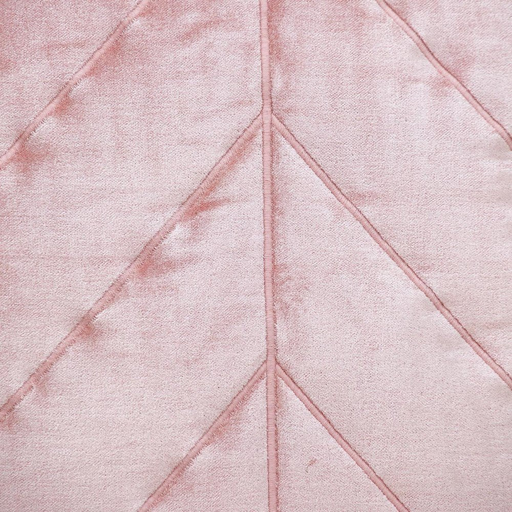 Quilted Velvet Arrows Pink Decorative Throw Pillow — view 5
