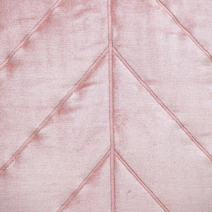 Quilted Velvet Arrows Pink Decorative Throw Pillow
