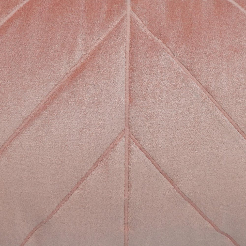 Quilted Velvet Arrows Pink Decorative Lumbar Pillow — view 5