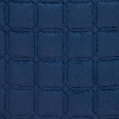 20" Navy Blue Cotton Blend Throw Pillow