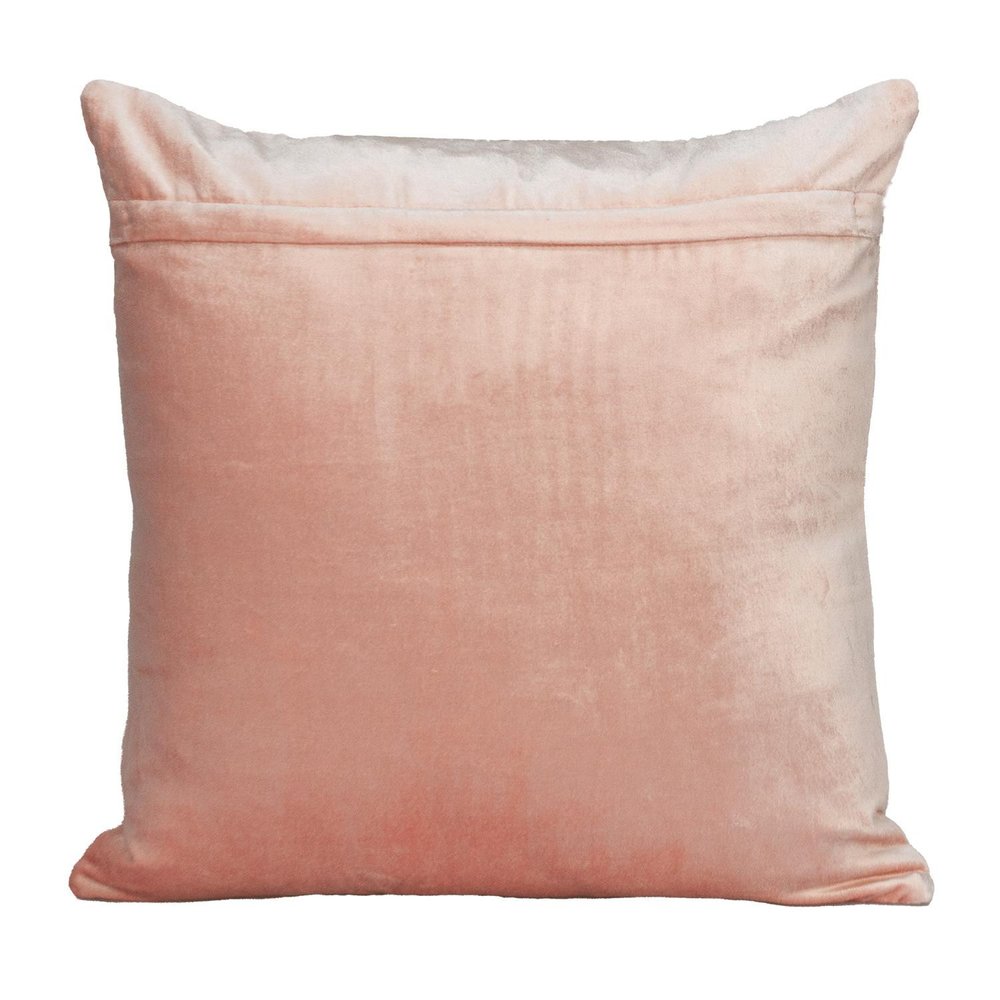 Tufted Diamonds Rose Gold Velvet Accent Pillow — view 2