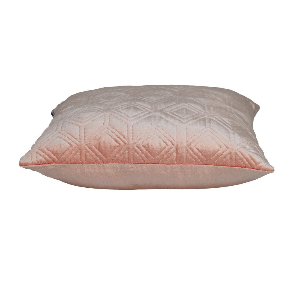 Tufted Diamonds Rose Gold Velvet Accent Pillow — view 3