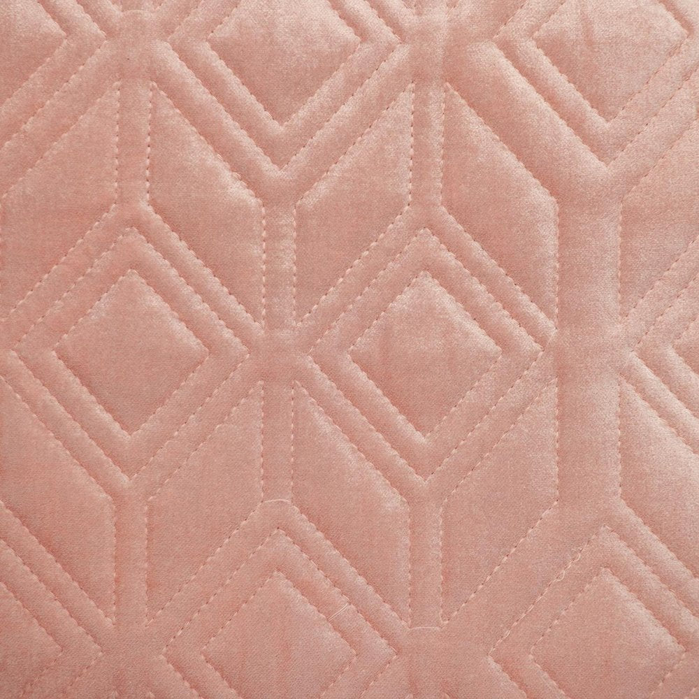 Tufted Diamonds Rose Gold Velvet Accent Pillow — view 5