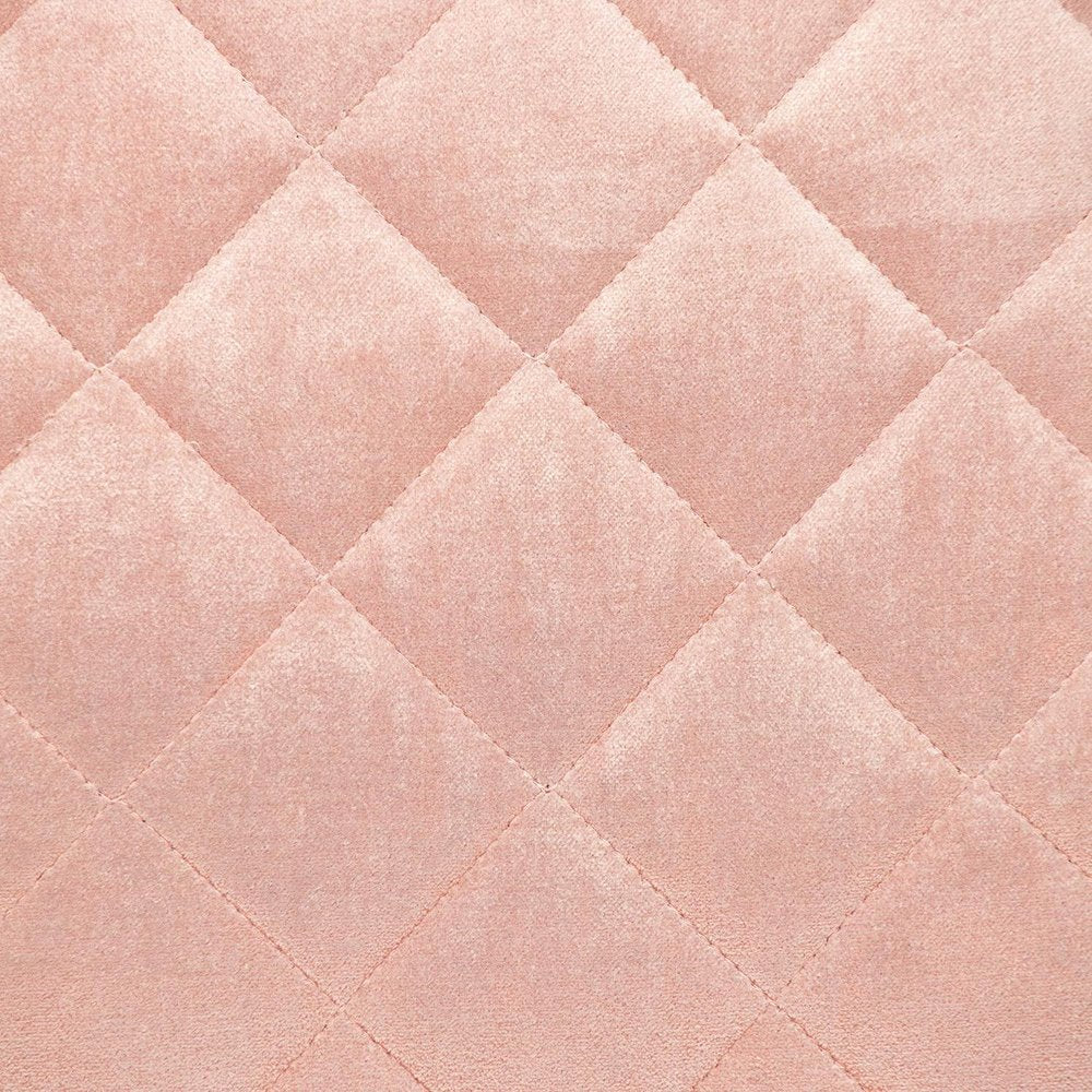 Tufted Diamond Pink Transitional Square Pillow — view 5