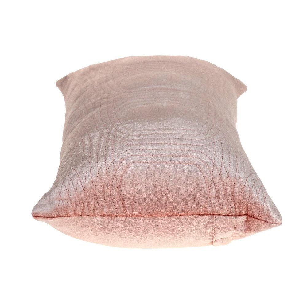 12" X 24" Pink Cotton Blend Throw Pillow — view 3