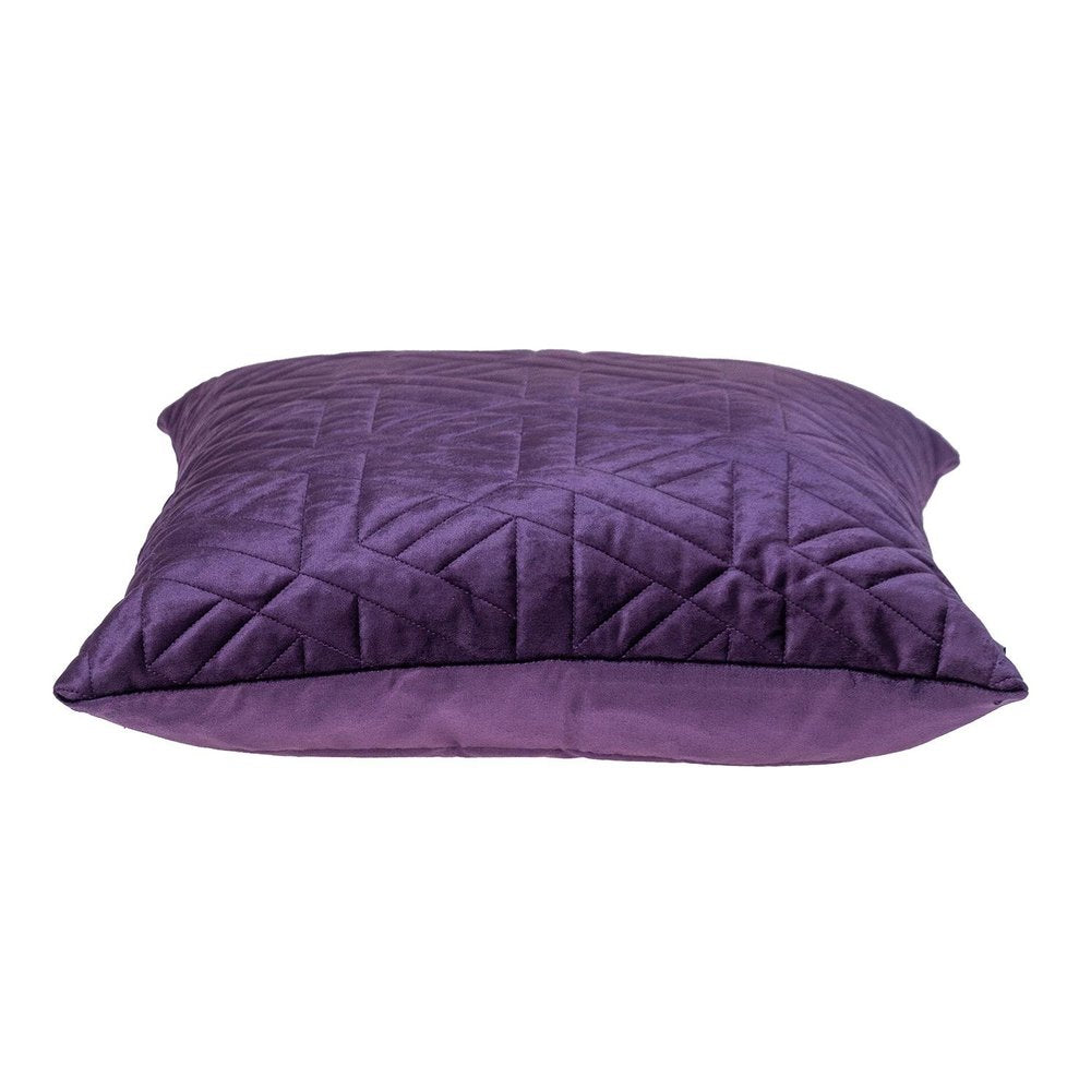 20" Purple Cotton Blend Throw Pillow — view 3