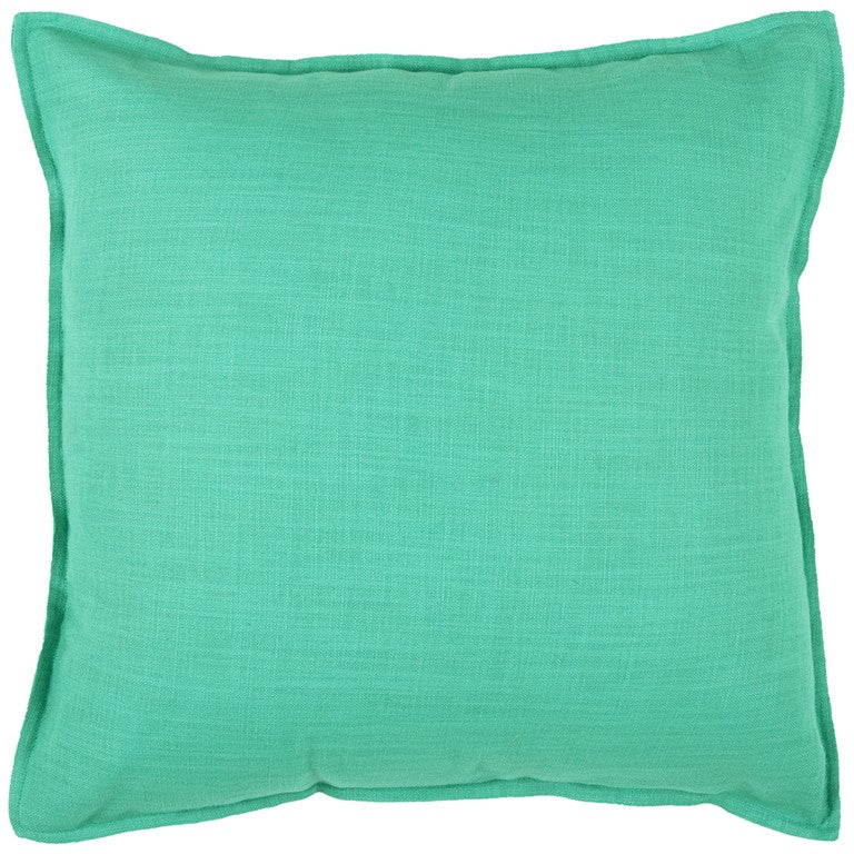 20" Aqua Cotton Throw Pillow FurniFindUSA