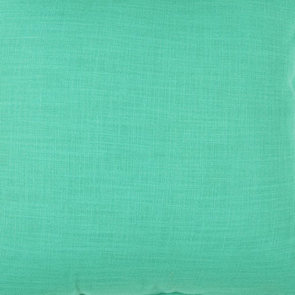 20" Aqua Cotton Throw Pillow FurniFindUSA