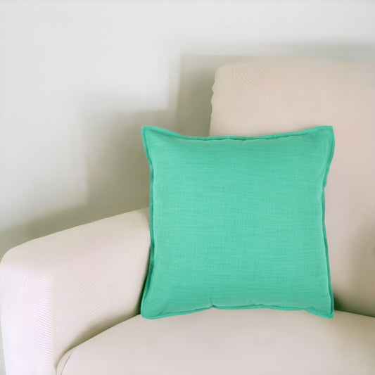 20" Aqua Cotton Throw Pillow FurniFindUSA