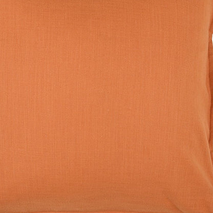 20" Orange Cotton Throw Pillow 6.25" (L) x 20.0" (W) x 20.0" (H) FurniFindUSA