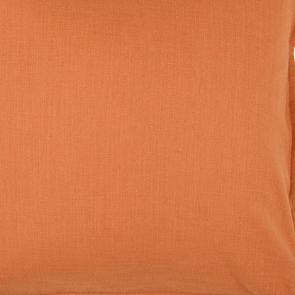 20" Orange Cotton Throw Pillow HomeRoots
