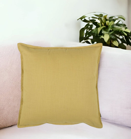 20" Tan Cotton Throw Pillow 6.25" (L) x 20.0" (W) x 20.0" (H) FurniFindUSA