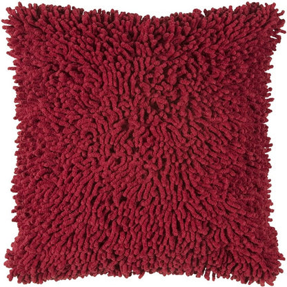 18" Red Cotton Throw Pillow HomeRoots