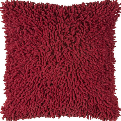 18" Red Cotton Throw Pillow HomeRoots