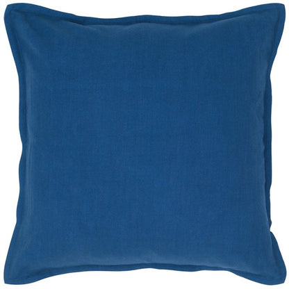 20" Blue Cotton Throw Pillow HomeRoots
