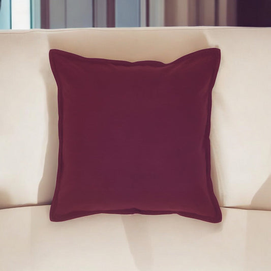 20" Merlot Cotton Throw Pillow FurniFindUSA
