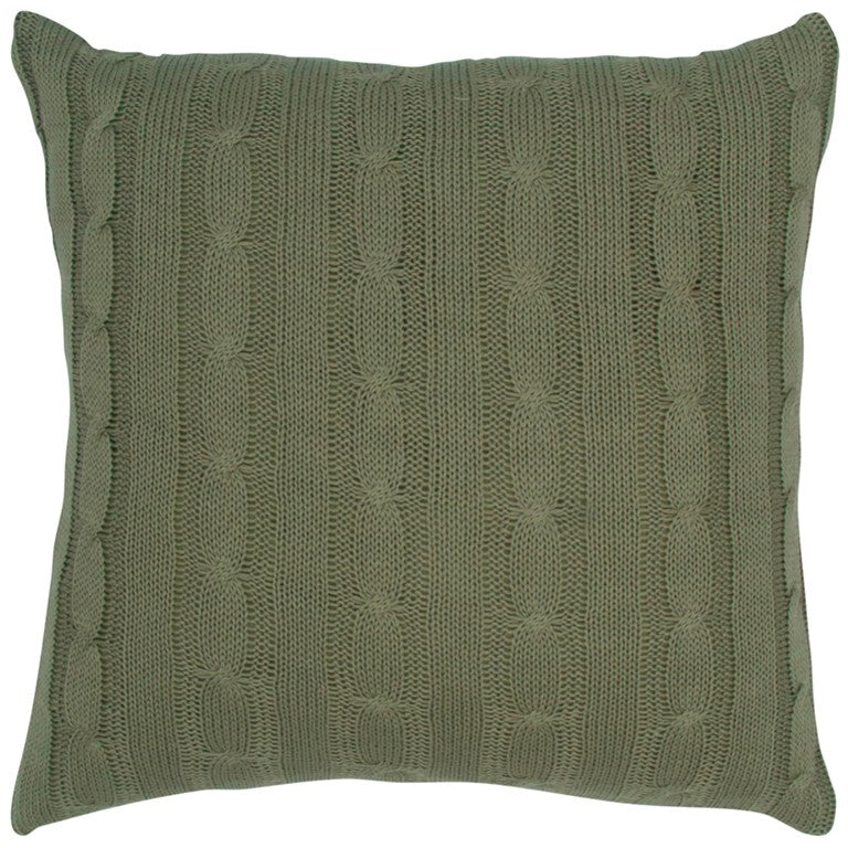 18" Olive Cotton Throw Pillow FurniFindUSA