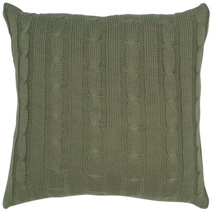 18" Olive Cotton Throw Pillow FurniFindUSA