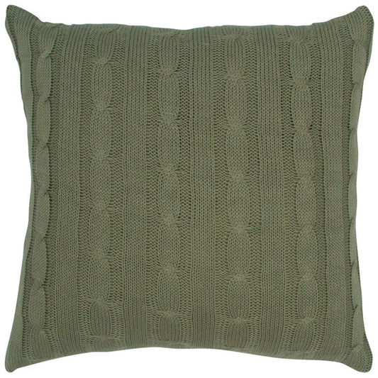 18" Olive Cotton Throw Pillow FurniFindUSA