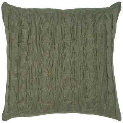 18" Olive Cotton Throw Pillow FurniFindUSA